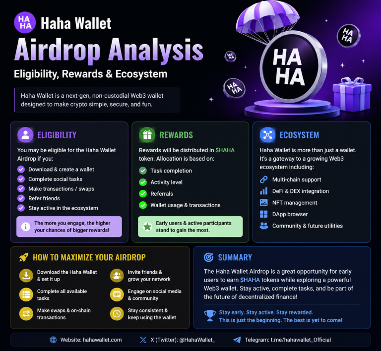 Haha Wallet Airdrop Analysis: Eligibility, Rewards & Ecosyst
